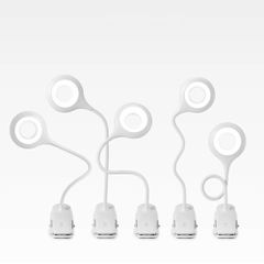 Mini Wozinsky Wireless LED Reading Lamp with Clip + USB-C Cable - White-thumb-4