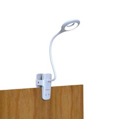Mini Wozinsky Wireless LED Reading Lamp with Clip + USB-C Cable - White-thumb-2