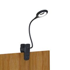 Mini Wozinsky Wireless LED Reading Lamp with Clip + USB-C Cable - Black-thumb-4