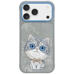 Nimmy Big Eyed Pet 2.0 Cat Case for iPhone 17 Pro - Gray