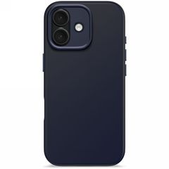 Decoded AntiMicrobial Silicone Backcover MagSafe case for iPhone 17 - navy blue