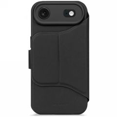 Decoded Textured Silicone Detachable Wallet MagSafe case for iPhone Air - black