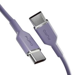 Puro ICON USB-C - USB-C Cable 1.5m - Purple-thumb-3