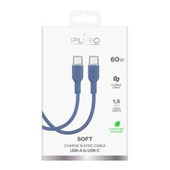 Puro ICON USB-C - USB-C Cable 1.5m - Blue-thumb-2