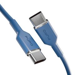 Puro ICON USB-C - USB-C Cable 1.5m - Blue-thumb-3