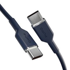 Puro ICON USB-C - USB-C Cable 1.5m - Navy Blue-thumb-3