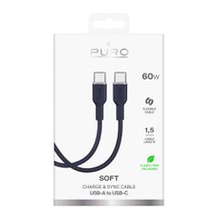 Puro ICON USB-C - USB-C Cable 1.5m - Navy Blue-thumb-2