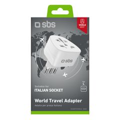 Adapter from IT wall plug to Universal plug-thumb-1