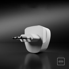 Adapter from IT wall plug to Universal plug-thumb-4