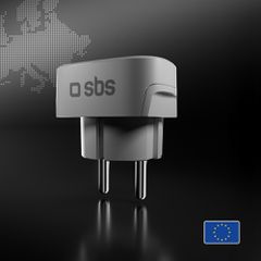 Adapter from Shucko/DE wall plug to Universal plug-thumb-2