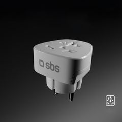 Adapter from Shucko/DE wall plug to Universal plug-thumb-3