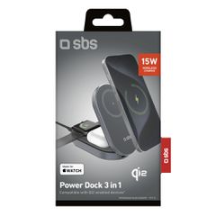Foldable 3in1 wireless stand, QI2 and MFI-thumb-1