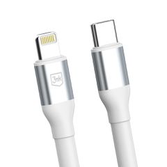 3mk Hyper Cable N-SERIES USB-C / Lightning 1m 9V/2A 20W / white-thumb-3