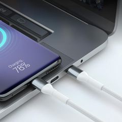 3mk Hyper Cable N-SERIES USB-A / USB-C 1m 9V/2A 18W / white