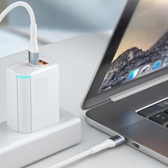 3mk Hyper Cable 3mk Hyper Cable N-SERIES USB-C / USB-C 1m 20V/3A 60W / white-thumb-2
