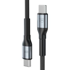 3mk Hyper Cable 3mk Hyper Cable N-SERIES USB-C / USB-C 2m 20V/3A 60W / black-thumb-3
