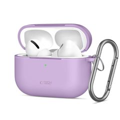 Tech-Protect Silicone Hook Case for AirPods Pro - Purple