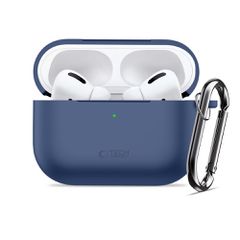 Tech-Protect Silicone Hook Case for AirPods Pro - Navy Blue-thumb-2
