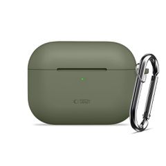 Tech-Protect Silicone Hook Case for AirPods Pro - Olive-thumb-1