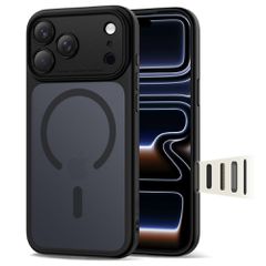 Tech-Protect Magpeak Magsafe CC Case for iPhone 17 Pro - Matte Black