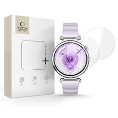 Tech-Protect Glass Fit+ 2-pack tempered glass for Huawei Watch GT 6 41mm - transparent