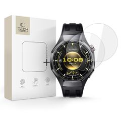 Tech-Protect Glass Fit+ 2-pack tempered glass for Huawei Watch GT 6 Pro 46mm - transparent