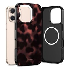 Tech-Protect Lamano MagSafe case for iPhone 16 Pro - black and red