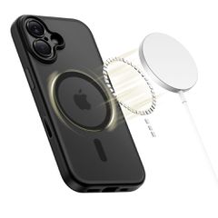 Tech-Protect Magpeak Magsafe CC Case for iPhone 17 - Matte Black-thumb-1