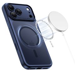 Tech-Protect Magpeak Magsafe CC Case for iPhone 17 Pro - Matte Navy Blue-thumb-2