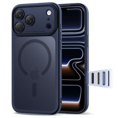 Tech-Protect Magpeak Magsafe CC Case for iPhone 17 Pro - Matte Navy Blue