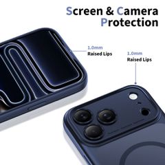 Tech-Protect Magpeak Magsafe CC Case for iPhone 17 Pro - Matte Navy Blue-thumb-3
