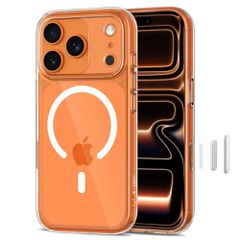Tech-Protect Magpeak Magsafe CC Case for iPhone 17 Pro - Clear-thumb-1