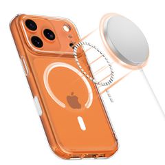 Tech-Protect Magpeak Magsafe CC Case for iPhone 17 Pro Max - Clear-thumb-2