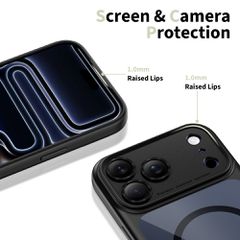 Tech-Protect Magpeak Magsafe CC Case for iPhone 17 Pro Max - Clear Black-thumb-3