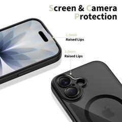 Tech-Protect Magpeak Magsafe CC Case for iPhone 17 - Clear Black-thumb-3