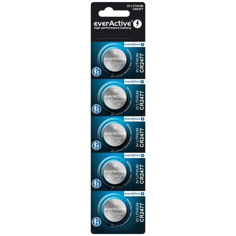 Lithium battery everActive CR2477 - blister 5 pcs.