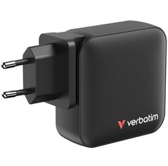 Verbatim - Mini GaN Charger 165W 4 Port US plug with EU and UK adaptors / Electronics