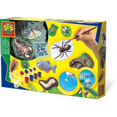 SES Creative - Scary Animals Glow in the Dark Creative Set / Toys