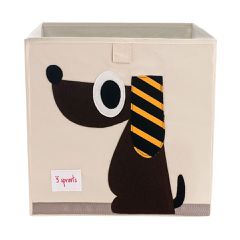 3 Sprouts - Storage Box - Brown Dog / Baby and Children