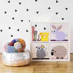 3 Sprouts - Storage Box - Gray Mouse-thumb-1