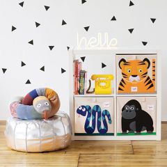 3 Sprouts - Storage Box - Orange Tiger-thumb-3