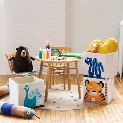 3 Sprouts - Storage Box - Orange Tiger-thumb-4