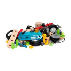 BRIO - Builder Pull back motor set - 67 pieces (34595)-thumb-2