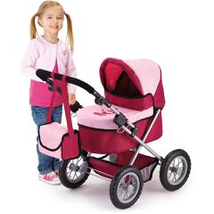 Bayer - Dolls Pram - Trendy - Red-thumb-3