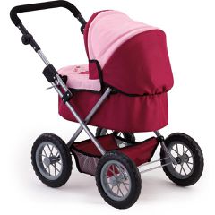 Bayer - Dolls Pram - Trendy - Red-thumb-2