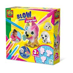 SES Creative - Blow Pens - Decorate 3 Puppies - (S14333) / Toys
