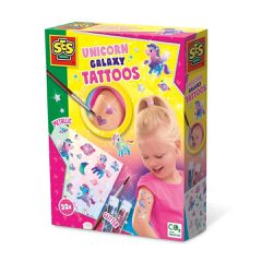 SES Creative - Tattoos - Unicorn Galaxy - (S14764) / Toys