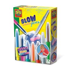 SES Creative - Blow Pens - Airbrush Magic Colours - (S00283) / Toys