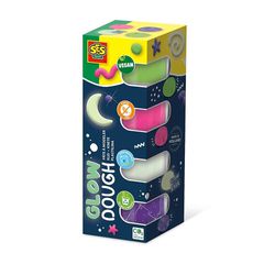 SES Creative - Dough - Feel Good Glow 4x90gr - (S00516) / Toys