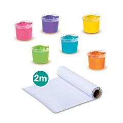 SES Creative - Fingerpaint Mega Set 6x110ml - (S00393)-thumb-3